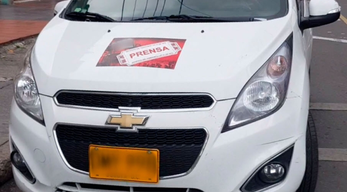 Carro de prensa falso