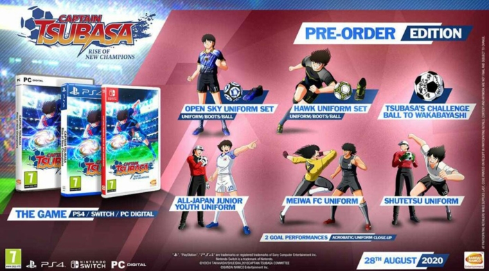 Videojuego de los super campeons pre-order Edition
