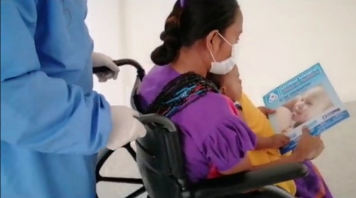 En medio de aplausos fue dado de alta el bebé