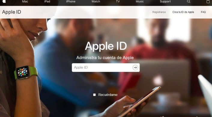 portal falso de Apple