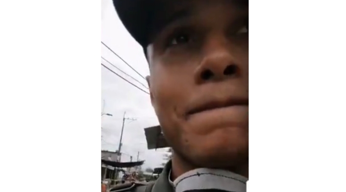 Patrullero de la Policía conmueve las redes