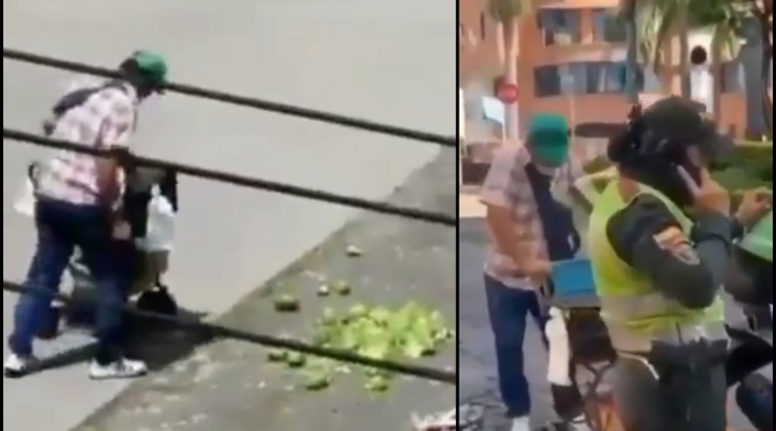 Vendedor de aguacates le ponen multa