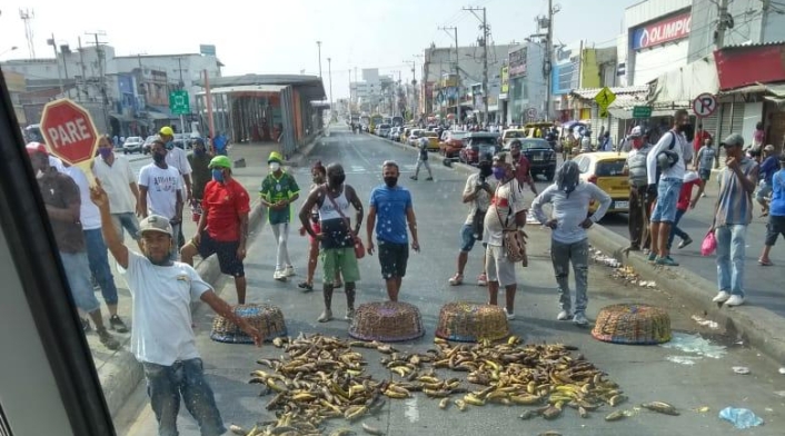 bloqueo mercado de bazurto