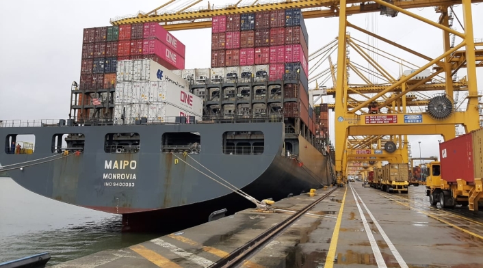 Maypo Monrovia, barco de bandera liberiana que transportará los aguacates a China.