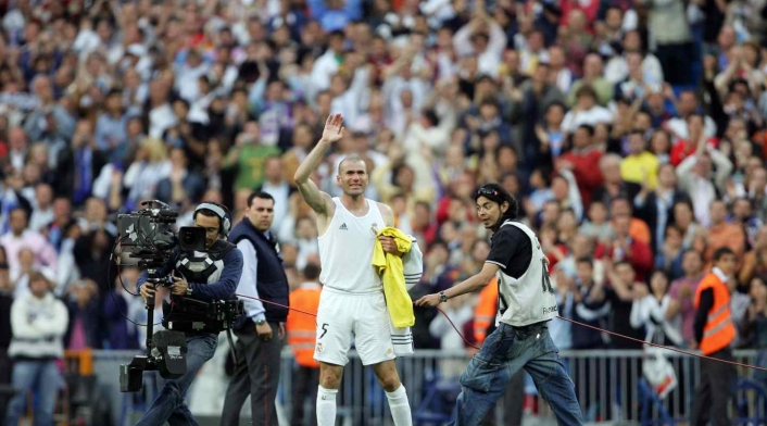Zidane con Real Madrid
