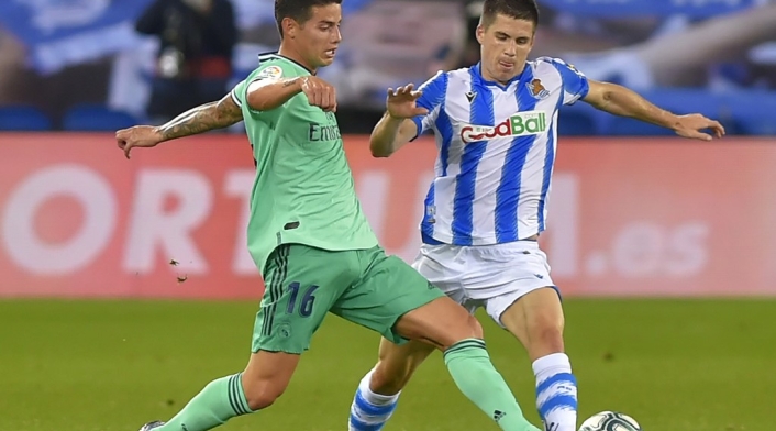 James Rodríguez, Real Sociedad vs Real Madrid - Liga de España