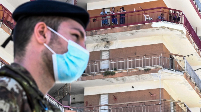 Coronavirus en Italia / Disturbios por foco de contagio