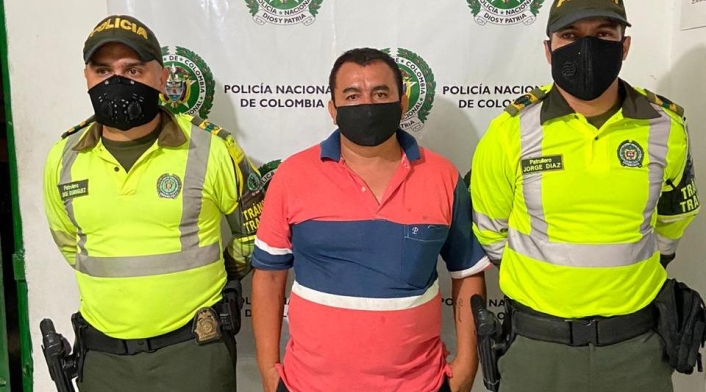 El conductor fue capturado por la Policía.