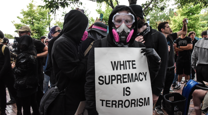 Protestas contra supremacistas blancos