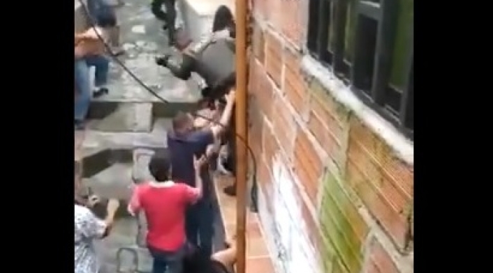 Intento de asonada en Itagüí, Antioquia.