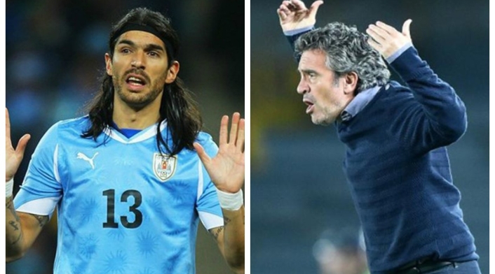Juan Manuel Lillo y Sebastián Abreu