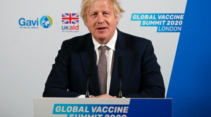 Primer ministro británico, Boris Johnson