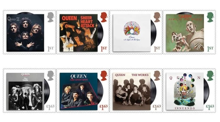 Sellos en honor a Queen
