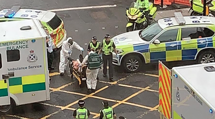 Ataque con cuchillo en Glasgow, Escocia