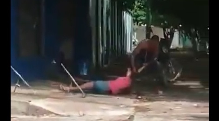 El hombre fue capturado por el delito de violencia intrafamiliar