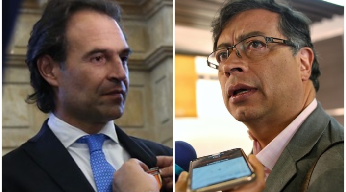 Gustavo Petro y Federico Gutiérrez Gustavo Petro y Federico Gutiérrez