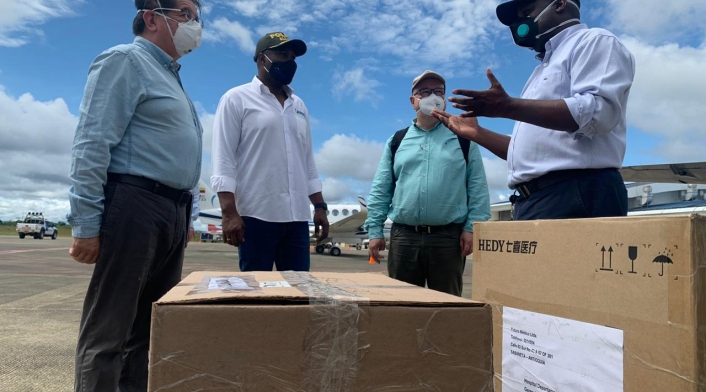 Ministro de Salud en su visita a Chocó