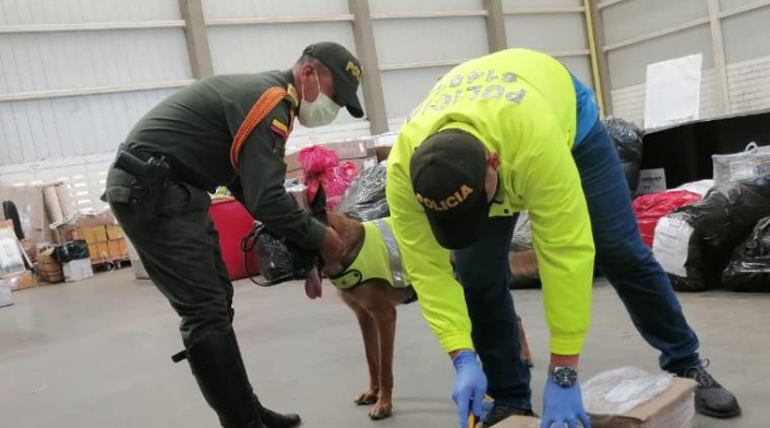 gracias a la inspección policial se logró conocer el cargamento