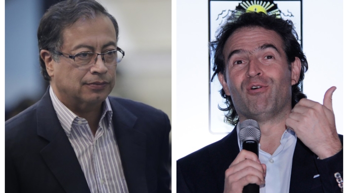 Gustavo Petro y Federico Gutiérrez