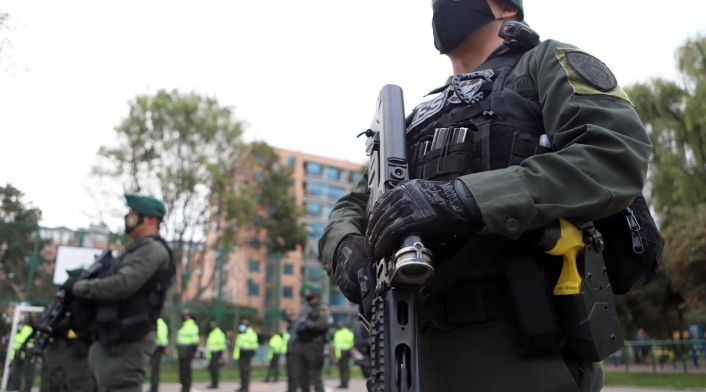 Policía en Bogotá