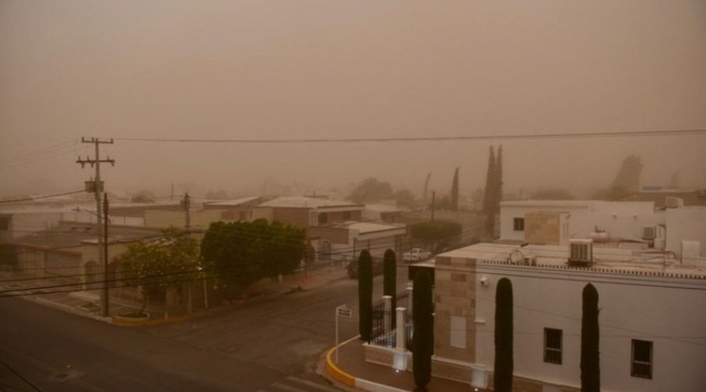 Remolino de viento en México