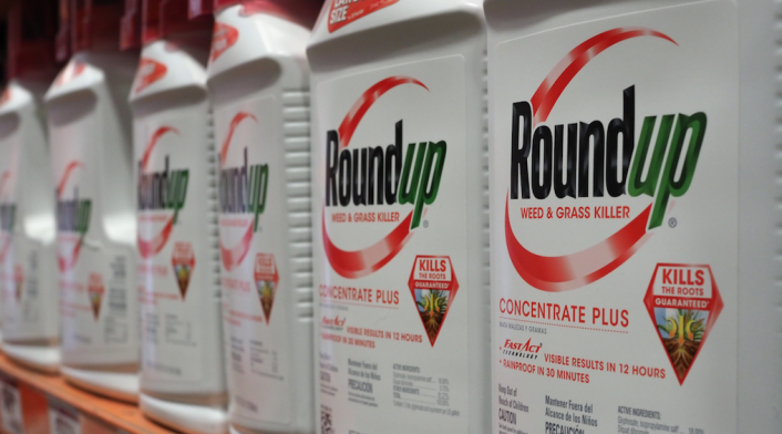 Herbicida Roundup con glifosato