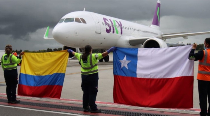 Vuelo humanitario desde Chile