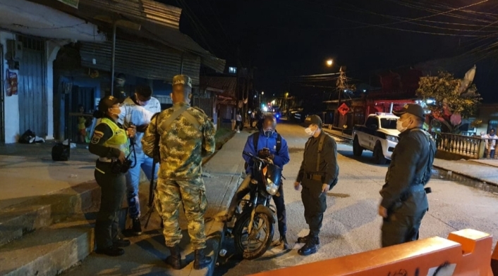 Referencia policías en Chocó.