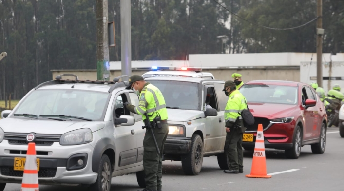 Sanciones en vías de Cundinamarca