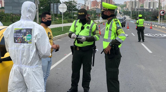 Medidas Policía de transito