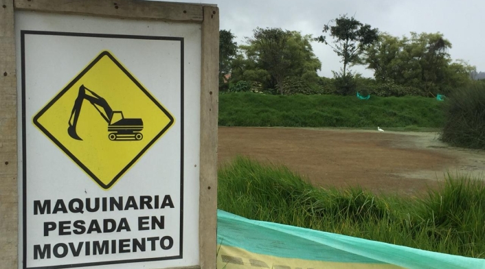 Obras afectaron la estructura ecológica del humedal Juan Amarillo