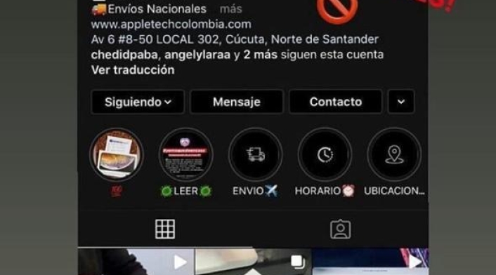 Supuestas estafas de parte de tienda de iPhone