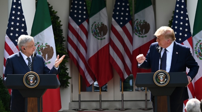 Reunión entre Trump y López Obrador Reunión entre Trump y López Obrador