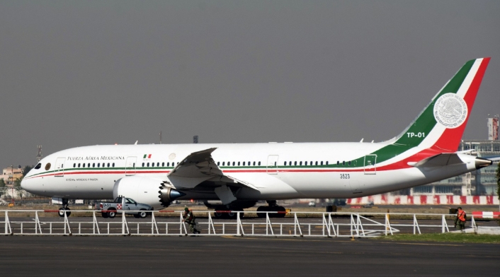 Avión presidencial de México