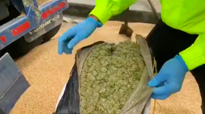 Cargamento de marihuana incautado en Bogotá