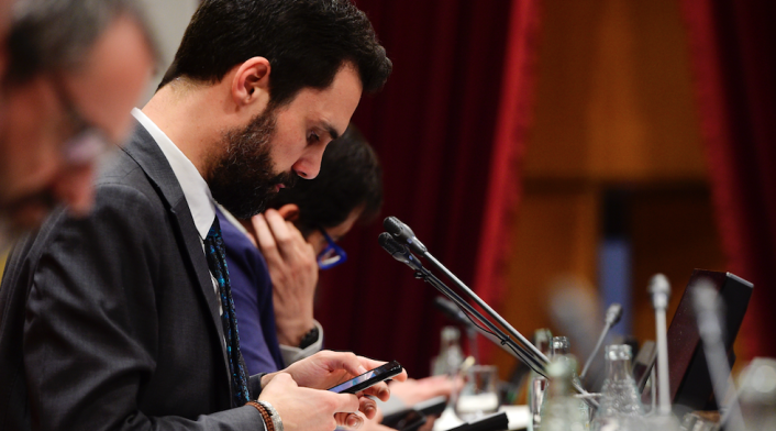 Roger Torrent, presidente del Parlamento de Cataluña
