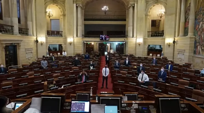 Congreso de la República en medio de pandemia Congreso de la República en medio de pandemia