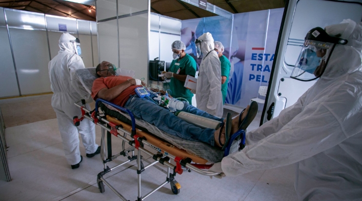 Contagiados de coronavirus en Brasil Contagiados de coronavirus en Brasil