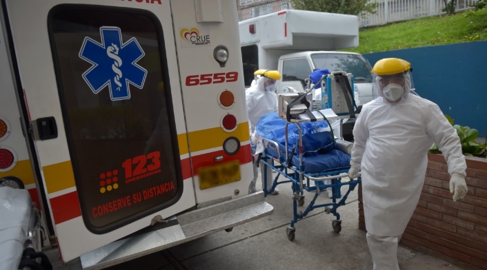 Pacientes contagiados de coronavirus en Bogotá