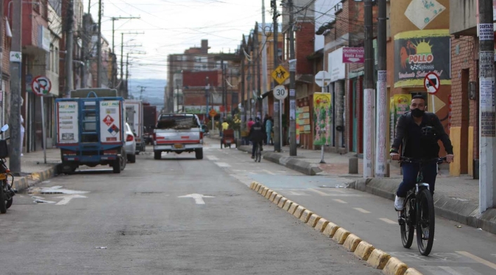 Cuarentena en Bogotá por localidades