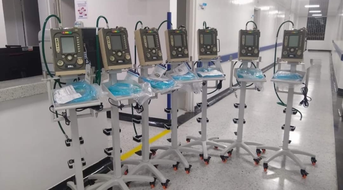 El departamento está solicitando al Ministerio de Salud la entrega de 40 ventiladores más