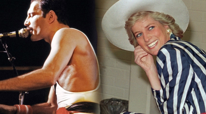 Freddie Mercury y Lady Di