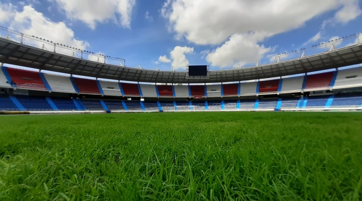 Grama estadio Metropolitano