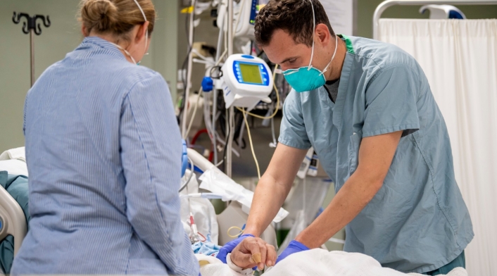 Pacientes contagiados de coronavirus