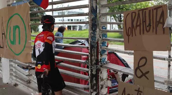 Toma de estudiantes de Universidad Nacional / Protestas de estudiantes por matriculas