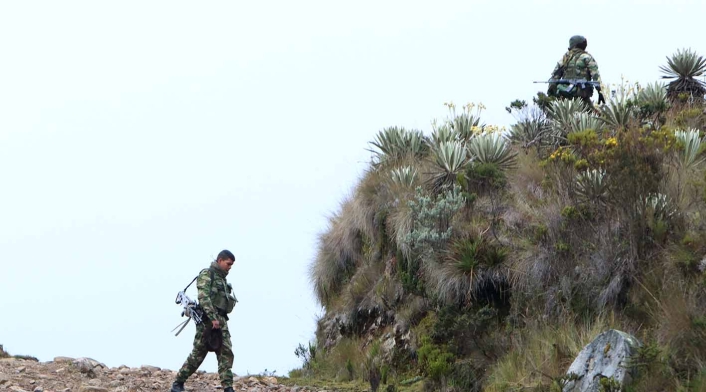 Militares en el norte del Meta. Militares en el norte del Meta.