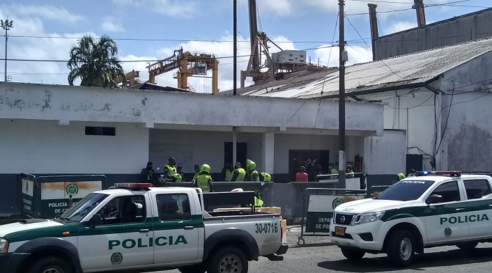 Estación de Policías "Marte" en Buenaventura.