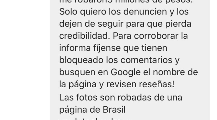 Usuarios denuncian supuesta estafa de una tienda de iPhone