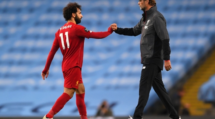 Mohamed Salah y Jurgen Klopp en Liverpool Mohamed Salah y Jurgen Klopp en Liverpool