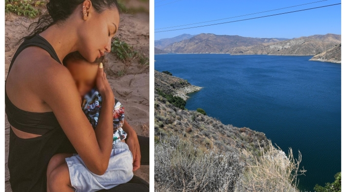 Naya Rivera y su hijo